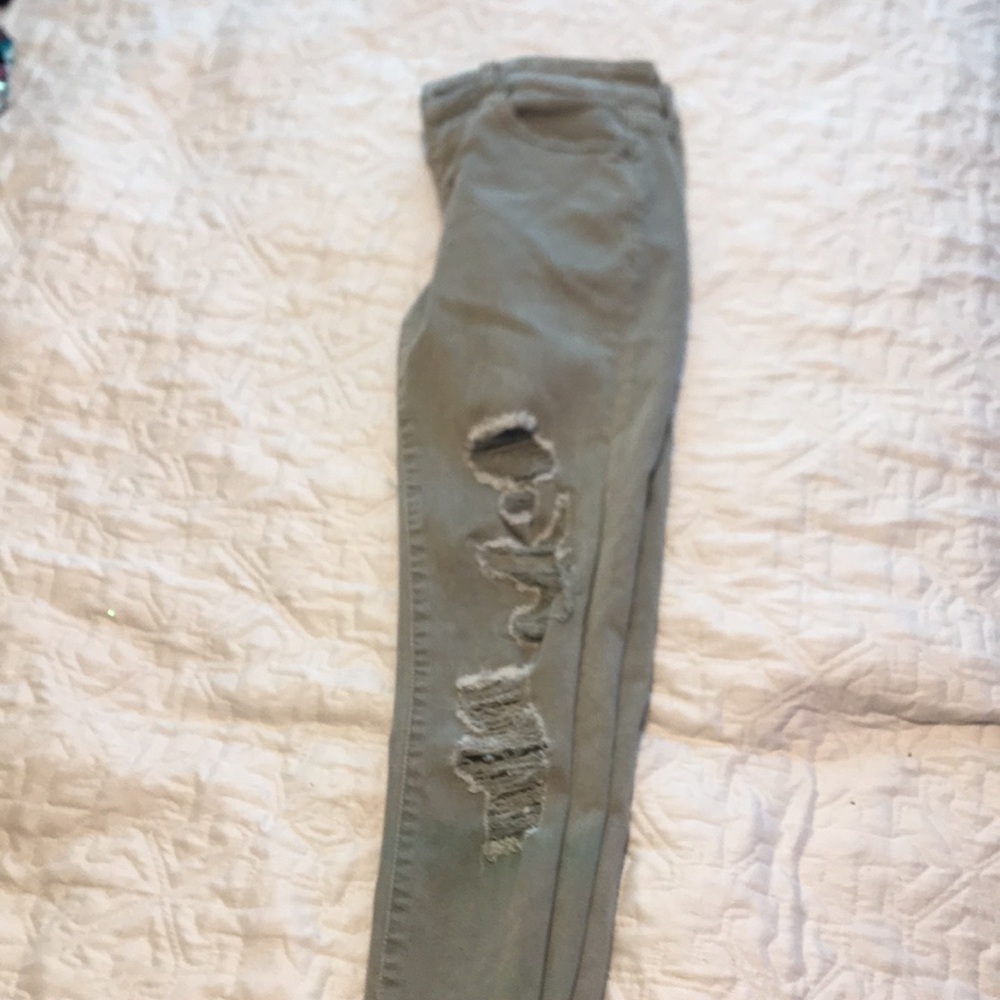 Light green jeans